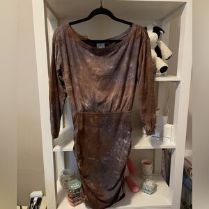 Le Lis Earthy Tie-Dye Dress
